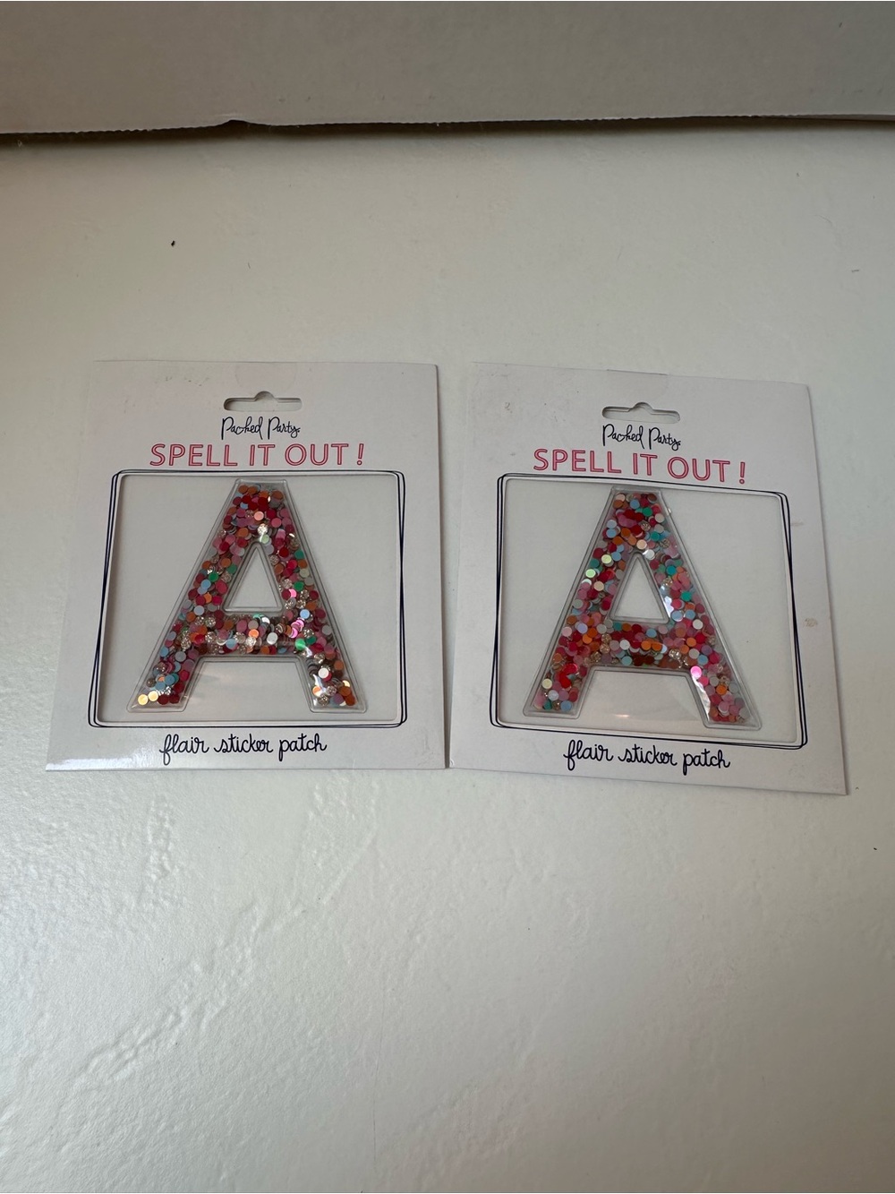 Letter ‘A' Stickers